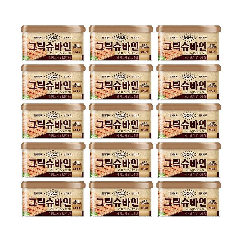 그릭슈바인 캔햄 200g x 15개