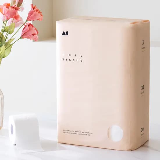 100% 천연펄프 3겹 화장지 30m 60롤 1팩+1팩