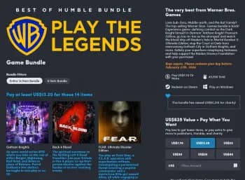 험블번들 Play The Legend 번들