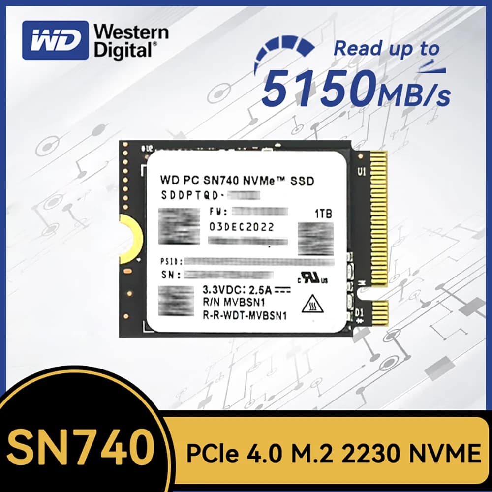 WD SN740 2TB SSD M.2 2230 Gen4