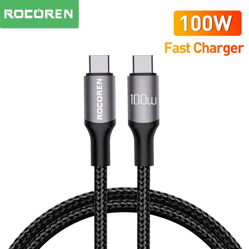 Rocoren 100W USB C-USB C 케이블
