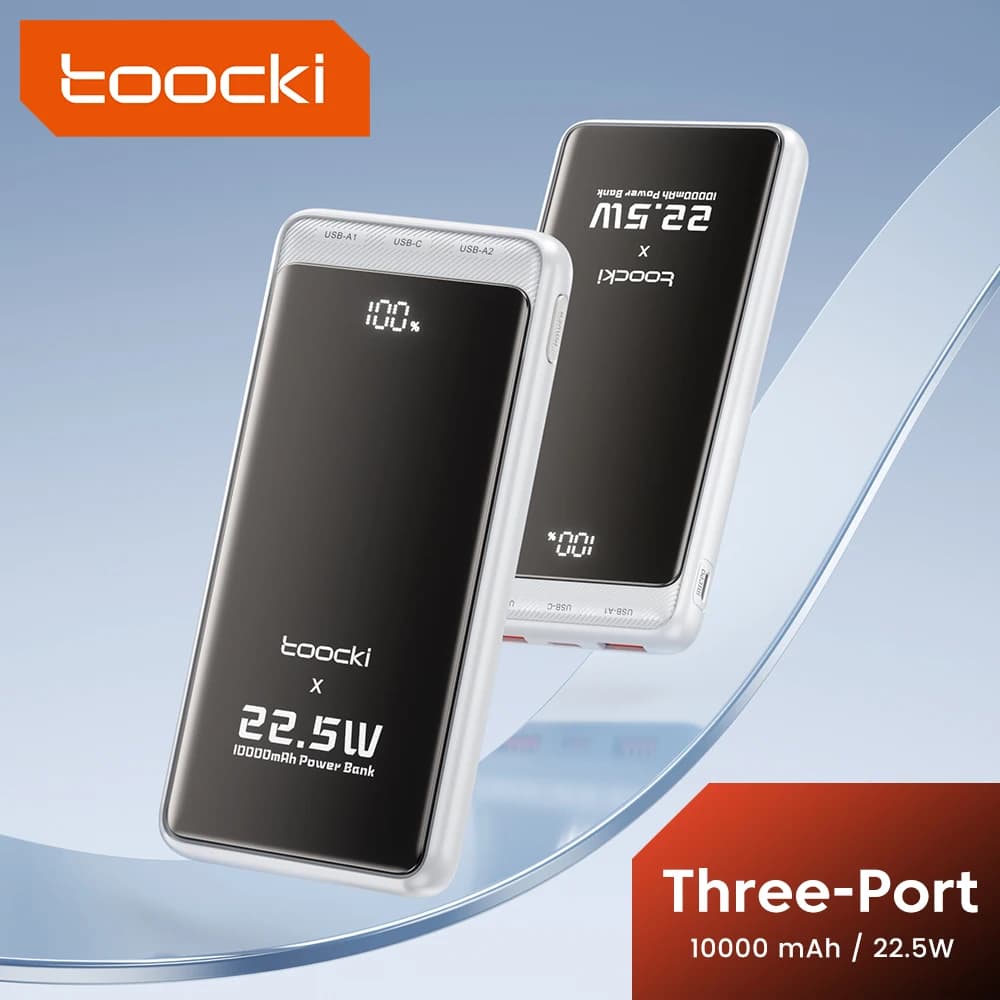 투키 PD 22.5W 휴대용 보조배터리 10000mAh