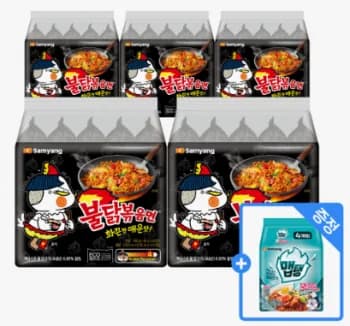 삼양 불닭볶음면 25개입 맵탱 비빔면 증정