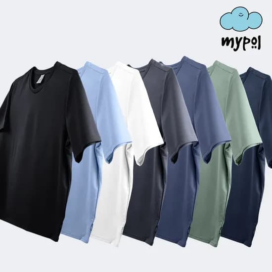 남성용 빅사이즈 반팔티 S~4XL