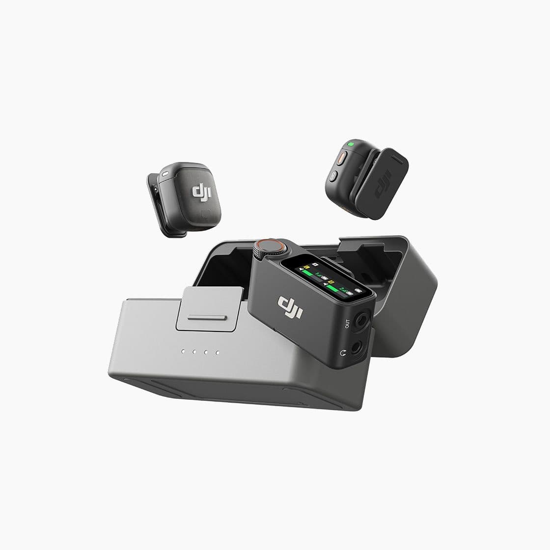 DJI Mic 3 무선마이크 2 TX 1 RX 충전 케이스