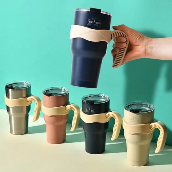 스텐304 텀블러 900ML 손잡이 뚜껑포함 2개