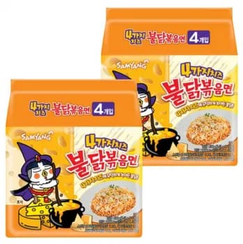 불닭볶음면 4가지 치즈 145g 8개