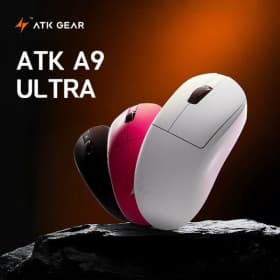 ATK 레그넷 A9 ULTRA 무선 게이밍 마우스 PAW3950 유선8K/무선8K 500mAh
