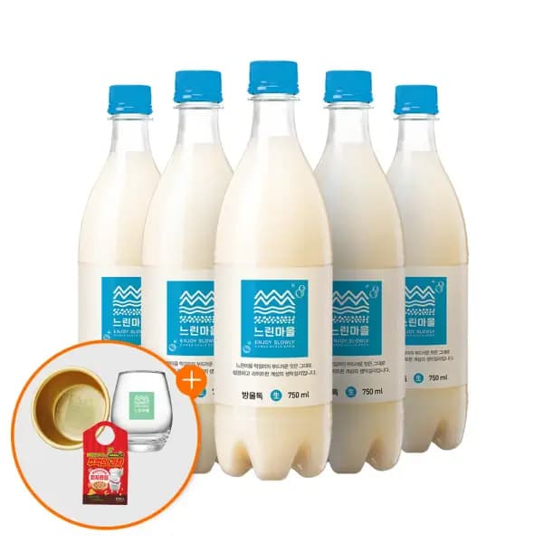 느린마을막걸리 방울톡 5병