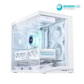 LIAN LI O11D MINI V2 FLOW 화이트 케이스