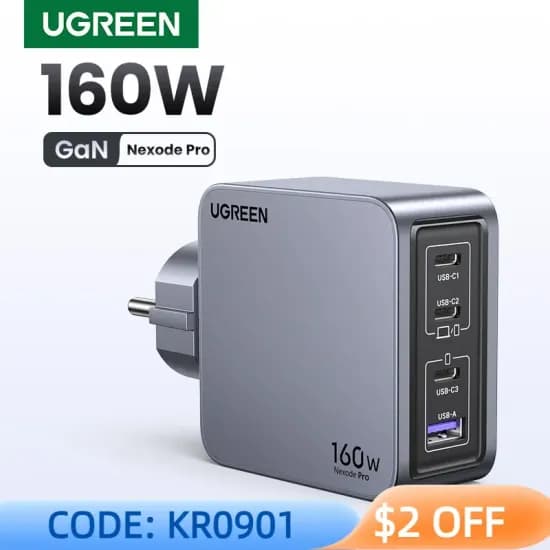 유그린 넥소드 프로 GaN 160W PD PPS 멀티 고속충전기