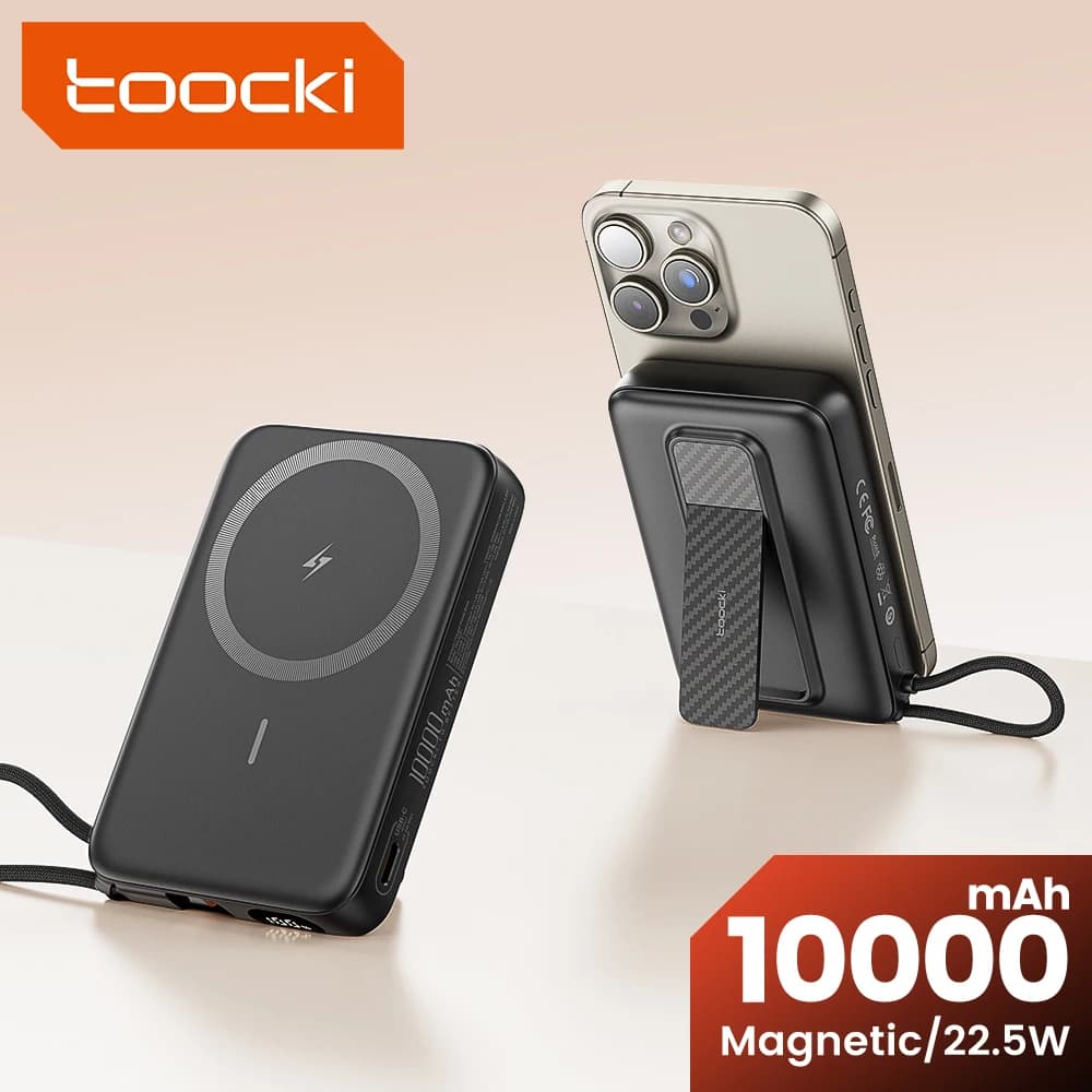 투키 PD20W 마그네틱 보조배터리 10000mAh 무선 충전 22.5W 외장 배터리 아이폰용
