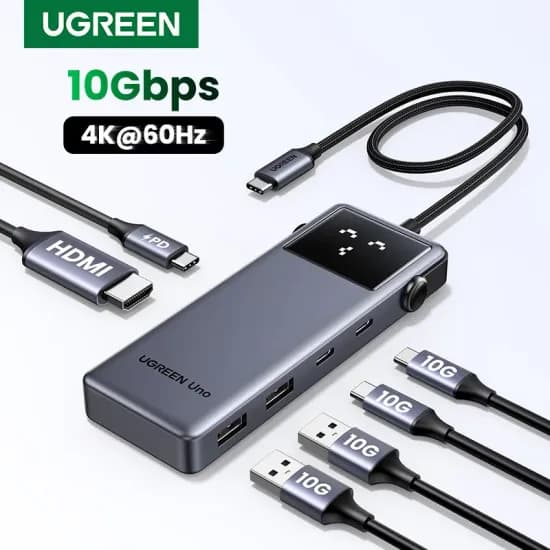 UGREEN Uno USB C 허브 6-in-1
