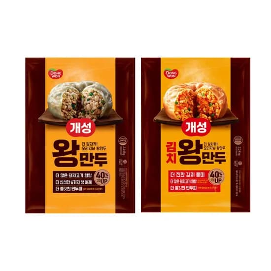 동원 개성왕만두 김치왕만두 2봉 4.48kg
