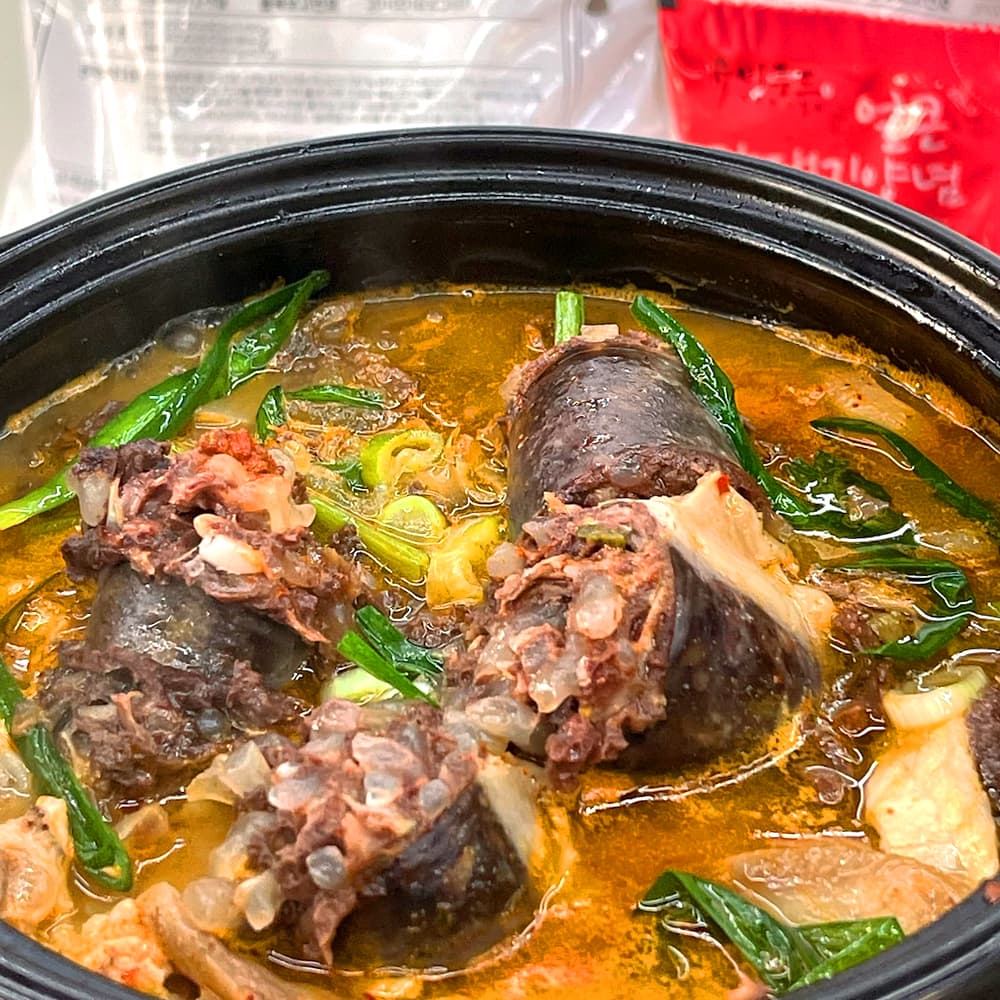 유비푸드 얼큰 병천식 순대국 640g x 5팩