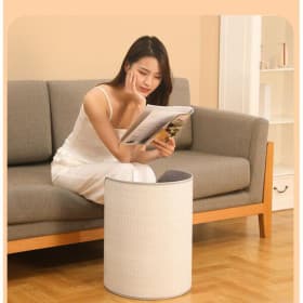 3세대 360도 원형 파티션히터 책상밑 발난로 220V 히팅패드 사무용