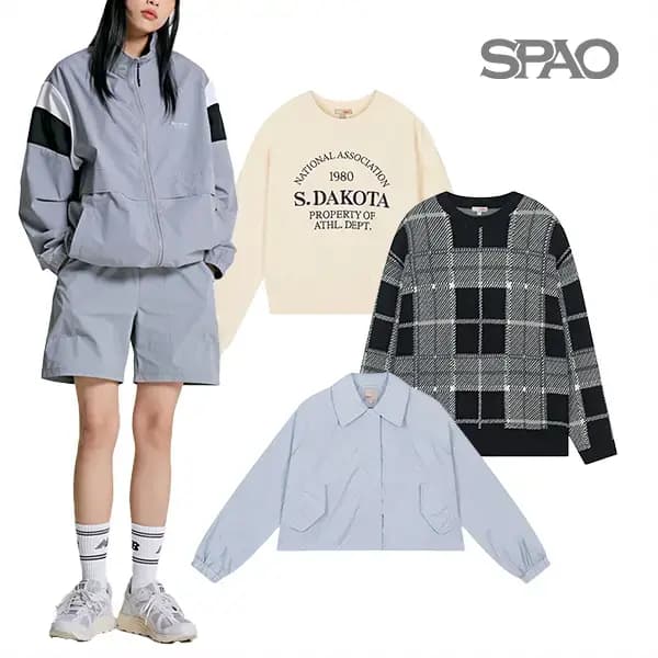 스파오 상 하의 외투 악세사리 모음 4100원부터