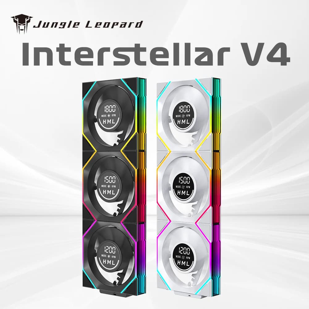 정글 레오파드 인터스텔라v4 120mm ARGb 스크린 포함