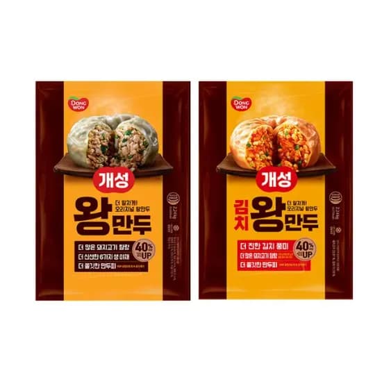동원 개성왕만두 2.24kg 2봉 총 4.48kg