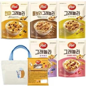 포스트 그래놀라 아몬드 570g 3개 크리치오 30g