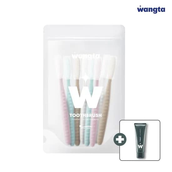 왕타 스톤 미니 칫솔 파우치 14개입 왕타 포레스트 치약 100g 증정