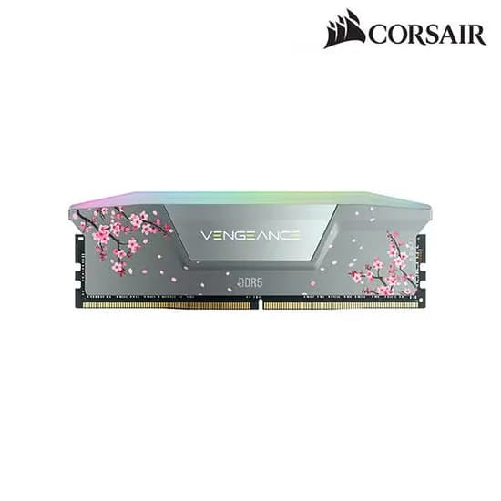 커세어 DDR5-6000 CL30 VENGEANCE RGB 체리블라썸 에디션 패키지 32GB(16Gx2)