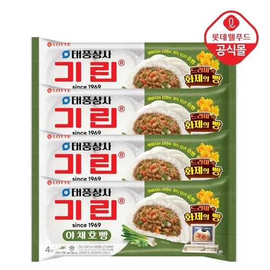 태풍상사 기린이네 단팥호빵 4입 4봉