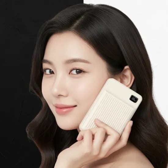 바우아토 PD 22.5W 고속 입출력 케이블 일체형 미니 대용량 보조배터리 20000mah