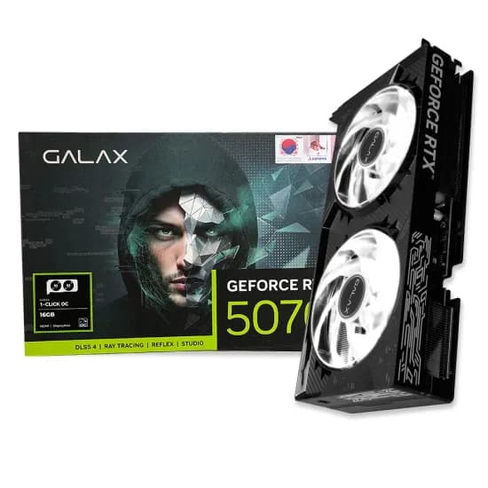 갤럭시 GALAX 지포스 RTX 5070 Ti BLACK 2X OC D7 16GB
