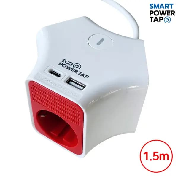 스마트파워탭 Y형 큐브 멀티탭 1.5m