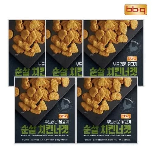BBQ 순살 치킨 너겟 200g 5팩
