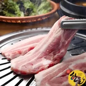 국내산 1+등급 한돈 생삼겹살 1kg