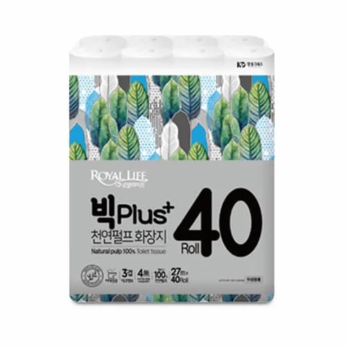 로얄라이프 빅플러스 3겹 27m 40롤