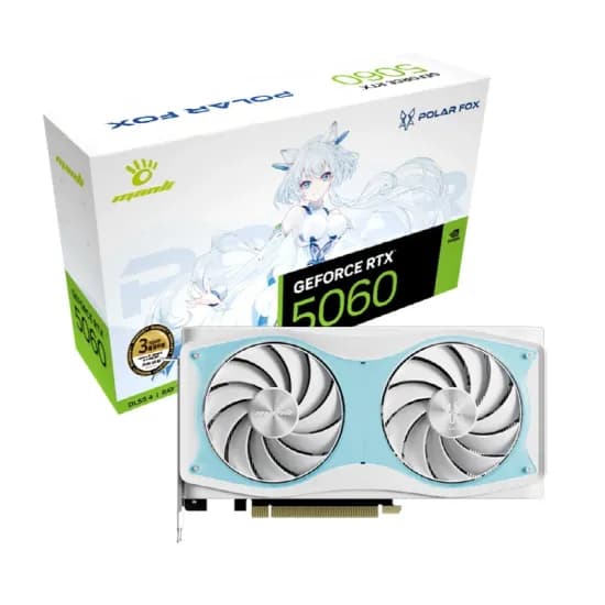 만리 MANLI 지포스 RTX 5060 Polar Fox D7 OC 8GB 인텍앤컴퍼니 370,000원