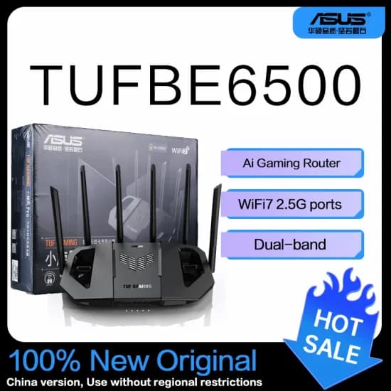 ASUS TUF BE6500 공유기 외 2종 (샤오미 BE6500, BE7000)