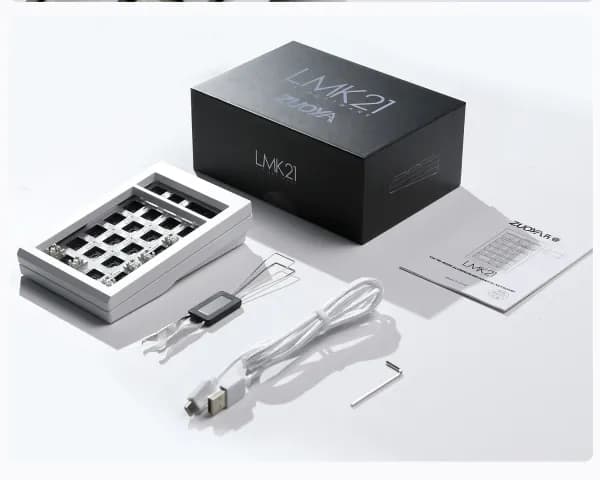 풀알루미늄 숫자패드 베어본 Zuoya LMK21 코인 498