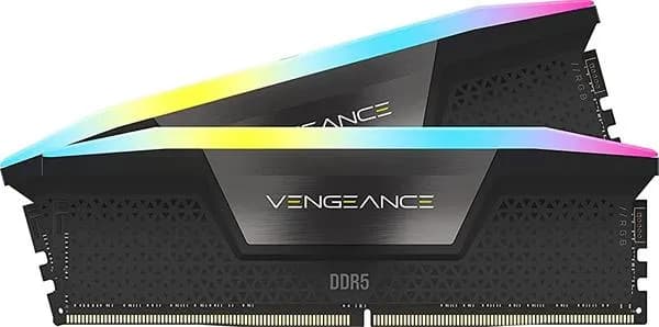 CORSAIR VENGEANCE RGB DDR5 RAM 32GB (2x16GB) 6400 CL36 인텔 XMP