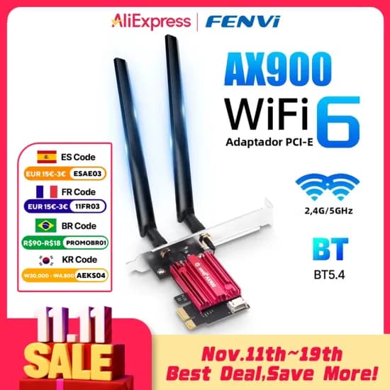 Fenvi AX900 AX210 WiFi 6/6E