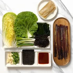 구룡포 황제 과메기 햇과메기 해초 야채 풀세트