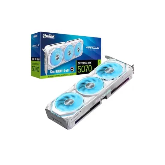 이엠텍 지포스 RTX 5070 MIRACLE WHITE D7 12GB