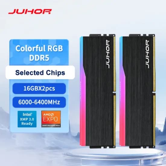 JUHOR RGB DDR5 16GBx2 6000MHz 메모리 램