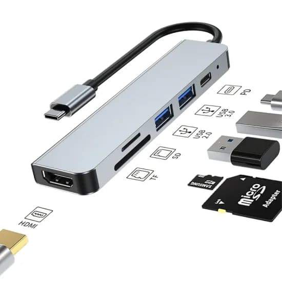 USB C 허브 6 in 1 USB C 어댑터 외 2개
