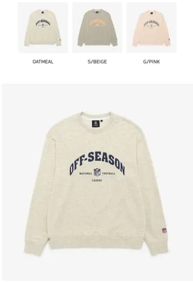 NFL 핸드오프 크루넥 맨투맨