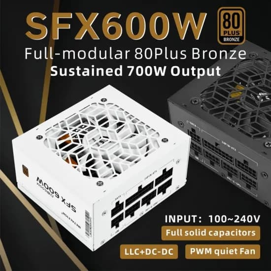 메탈피쉬 SFX-600W 80Plus 브론즈 풀 모듈러