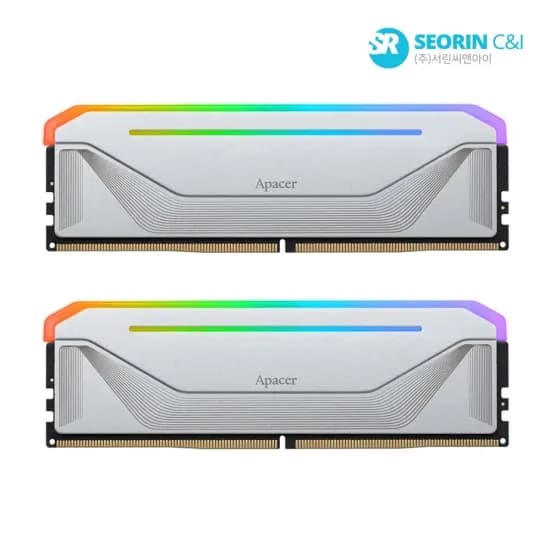 Apacer DDR5-6000 CL38 NOX RGB SILVER 32GB(16GBx2) 120,000원