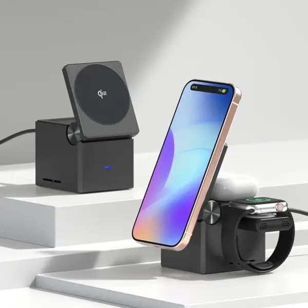 모아리 QI2 3in1 맥세이프 15W 고속 무선 충전 거치대