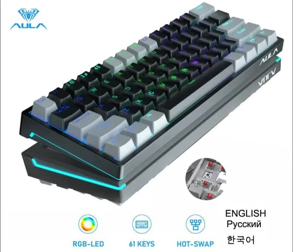 AULA F3261 61키 유선 키보드