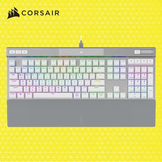 커세어 K70 RGB PRO OPX 광적축 게이밍 기계식 키보드 화이트