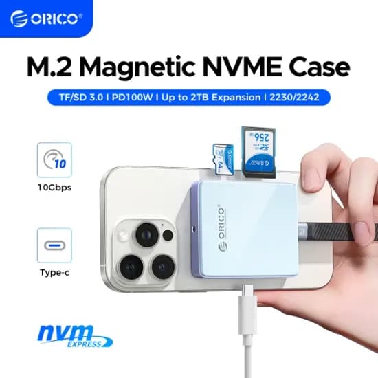 오리코 M.2 NVMe 맥세이프 SSD 케이스