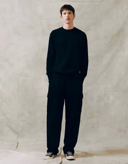 지오다노 기모 카고 트레이닝 팬츠
